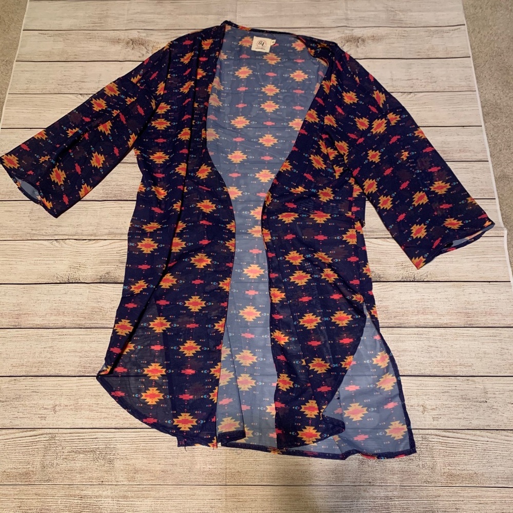 Multi color kimono